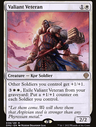 Valiant Veteran (Dominaria United)