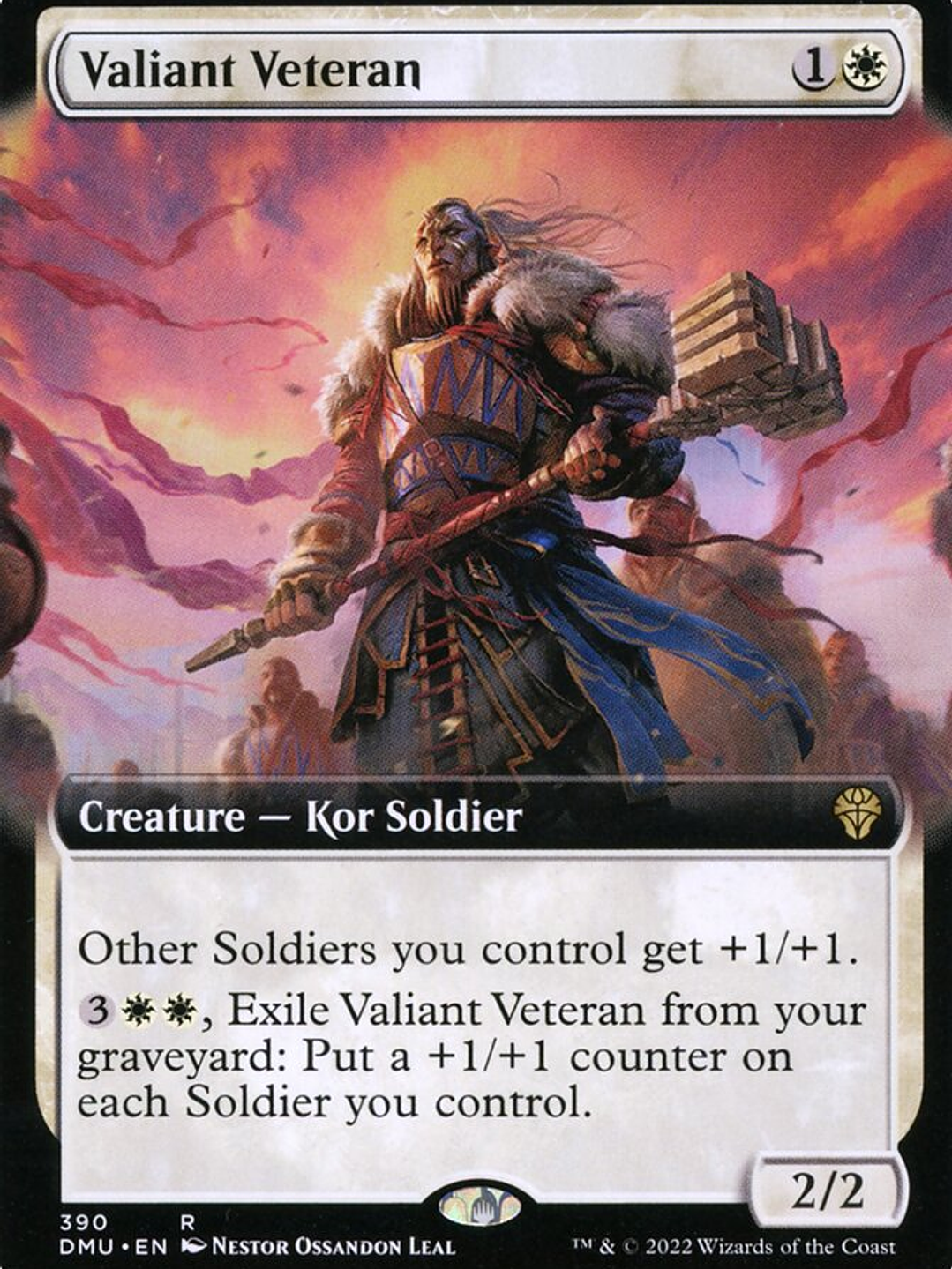 Valiant Veteran (Dominaria United) 1