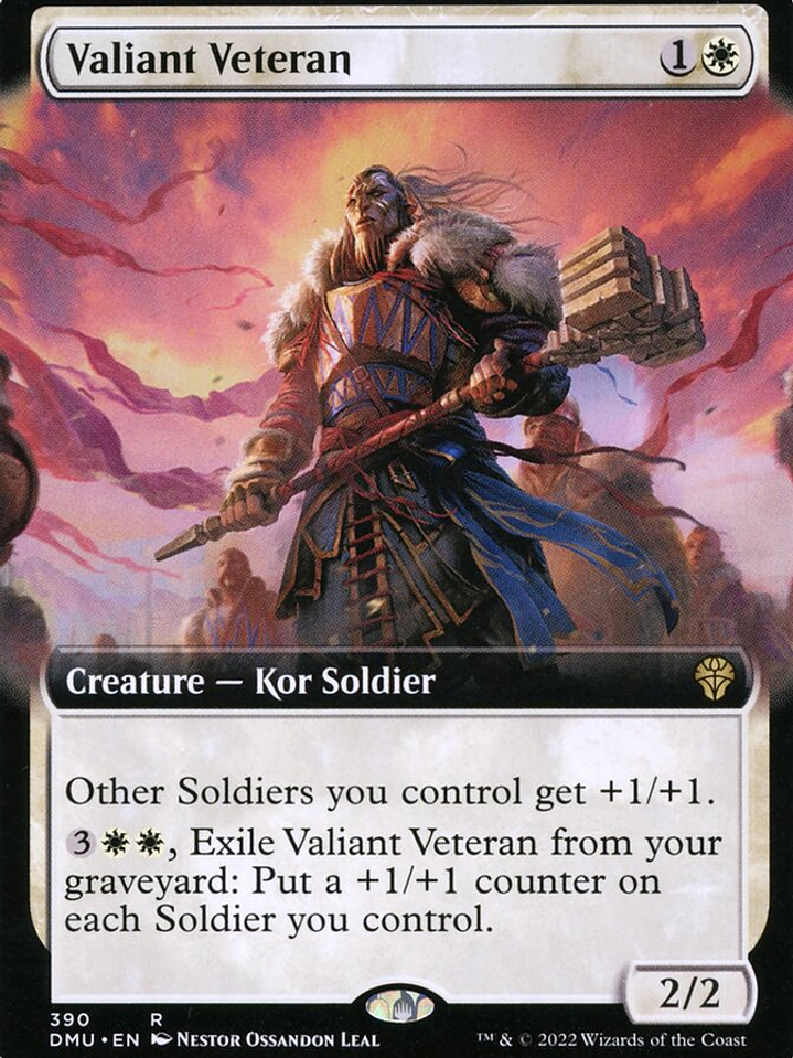 Valiant Veteran (Dominaria United) 1