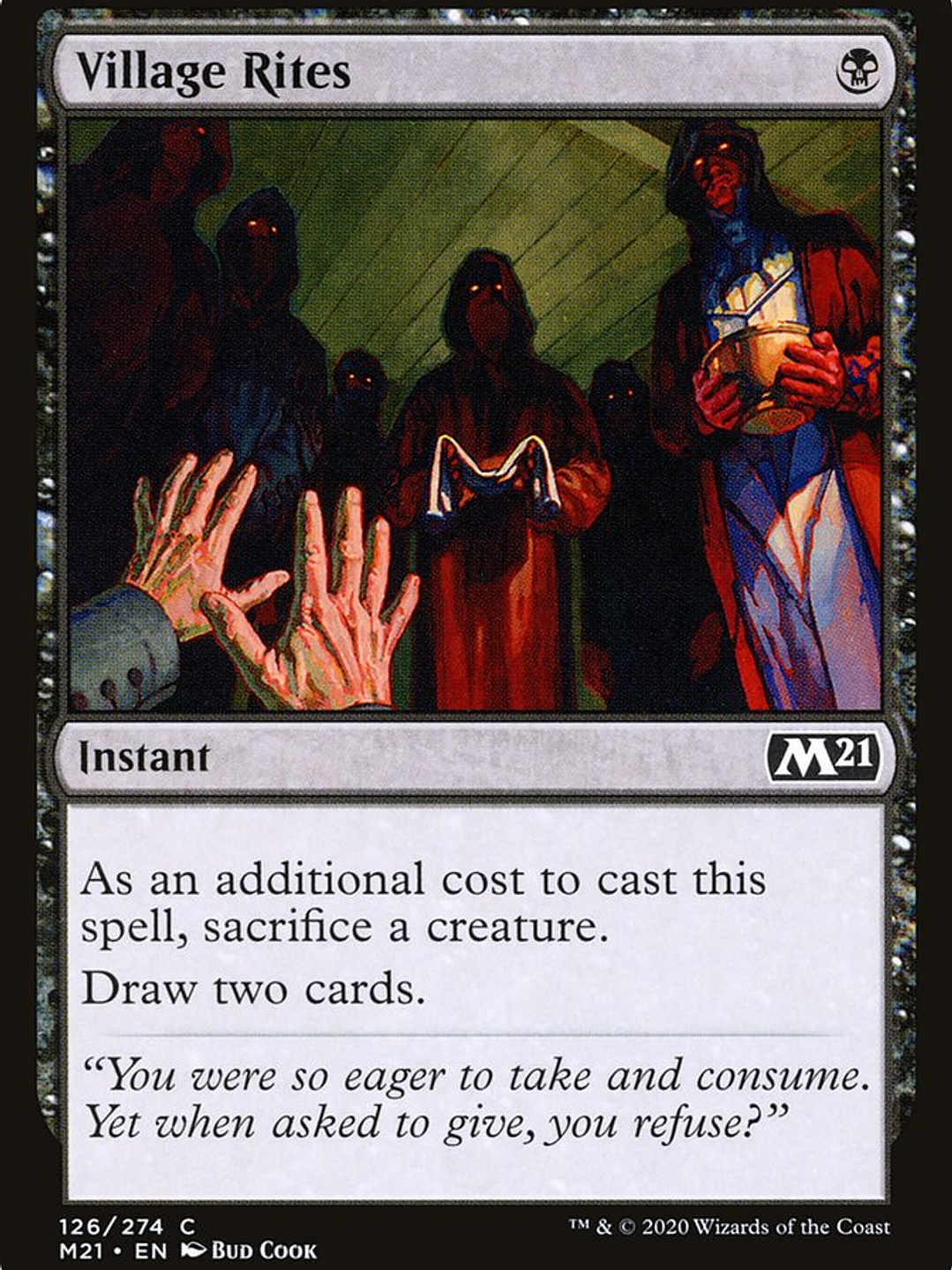 Village Rites (Core Set 2021) 1