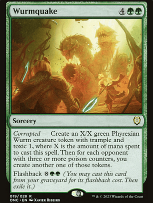 Wurmquake (Phyrexia: All Will Be One Commander)