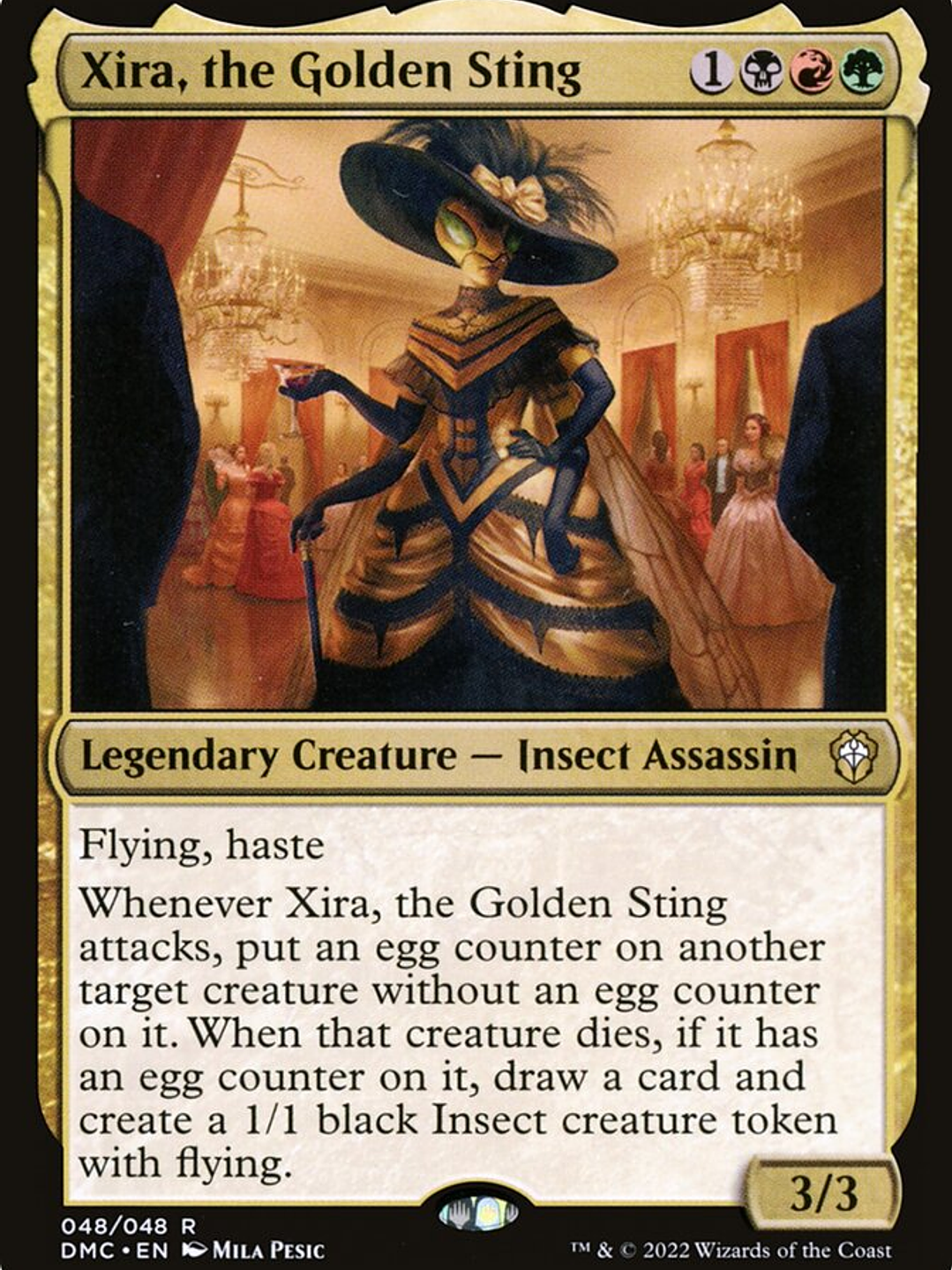 Xira, the Golden Sting (Dominaria United Commander) 1