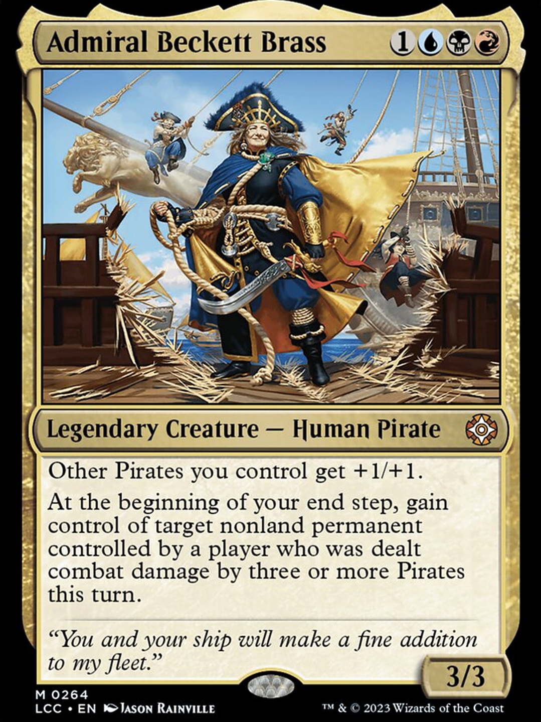 Admiral Beckett Brass (The Lost Caverns of Ixalan Commander) 1