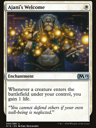 Ajani's Welcome (Core Set 2019)