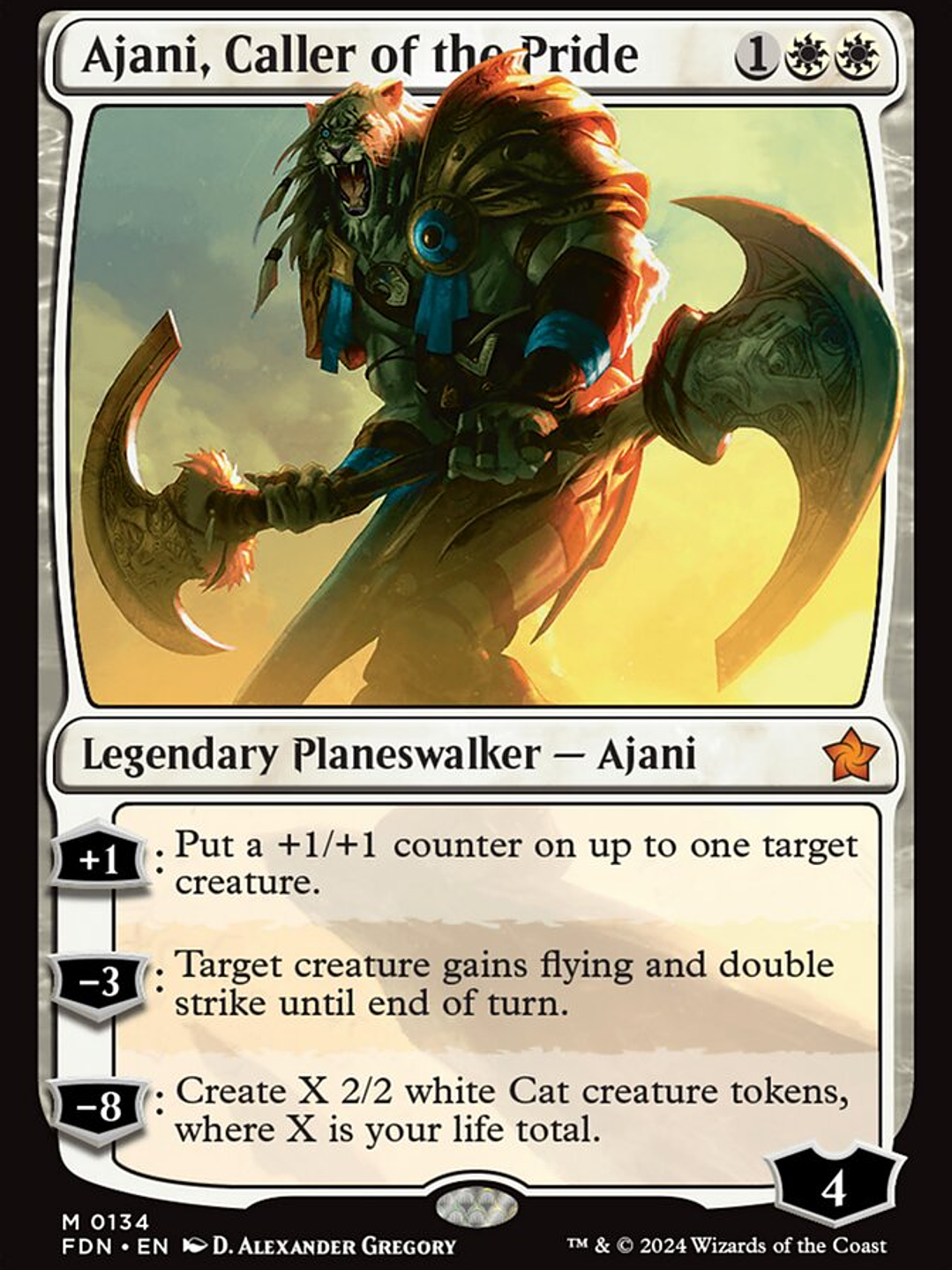 Ajani, Caller of the Pride (Foundations) 1