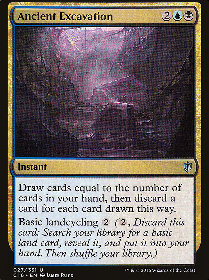 Ancient Excavation (Commander 2016) 1