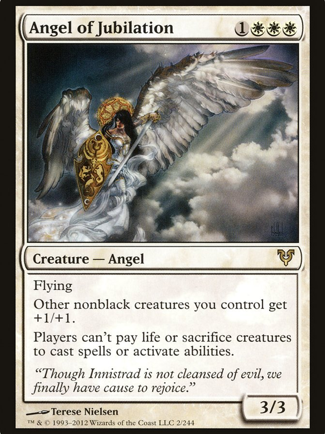 Angel of Jubilation (Avacyn Restored) 1
