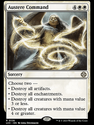 Austere Command (The Lost Caverns of Ixalan Commander)