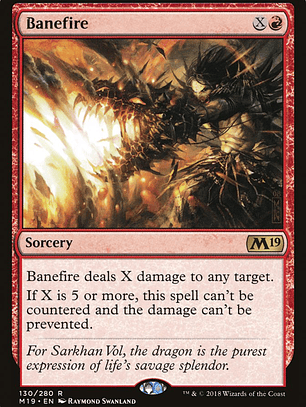 Banefire (Core Set 2019)