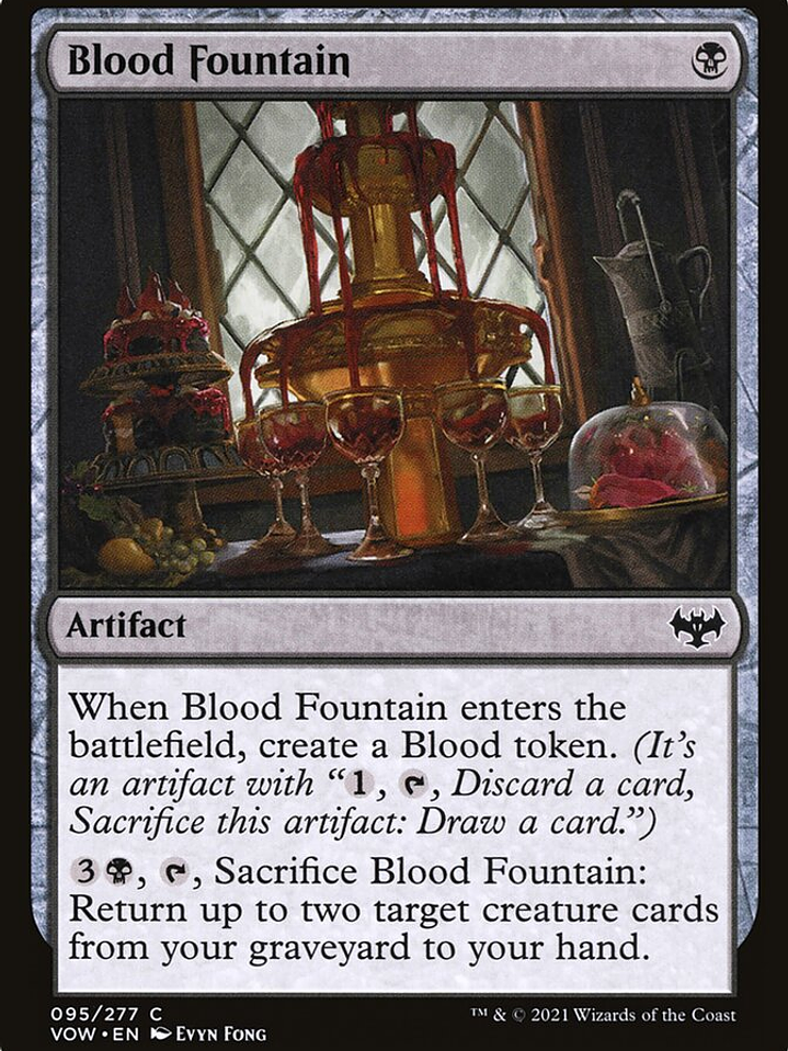 Blood Fountain (Innistrad: Crimson Vow) 1