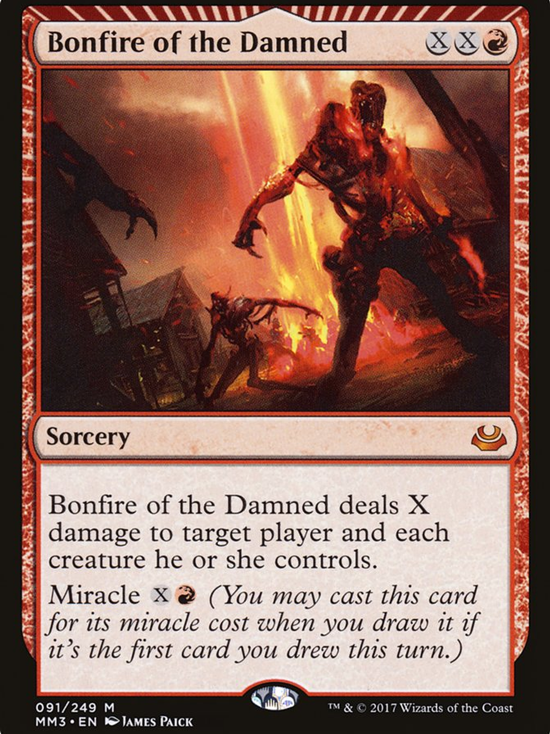 Bonfire of the Damned (Modern Masters 2017) 1
