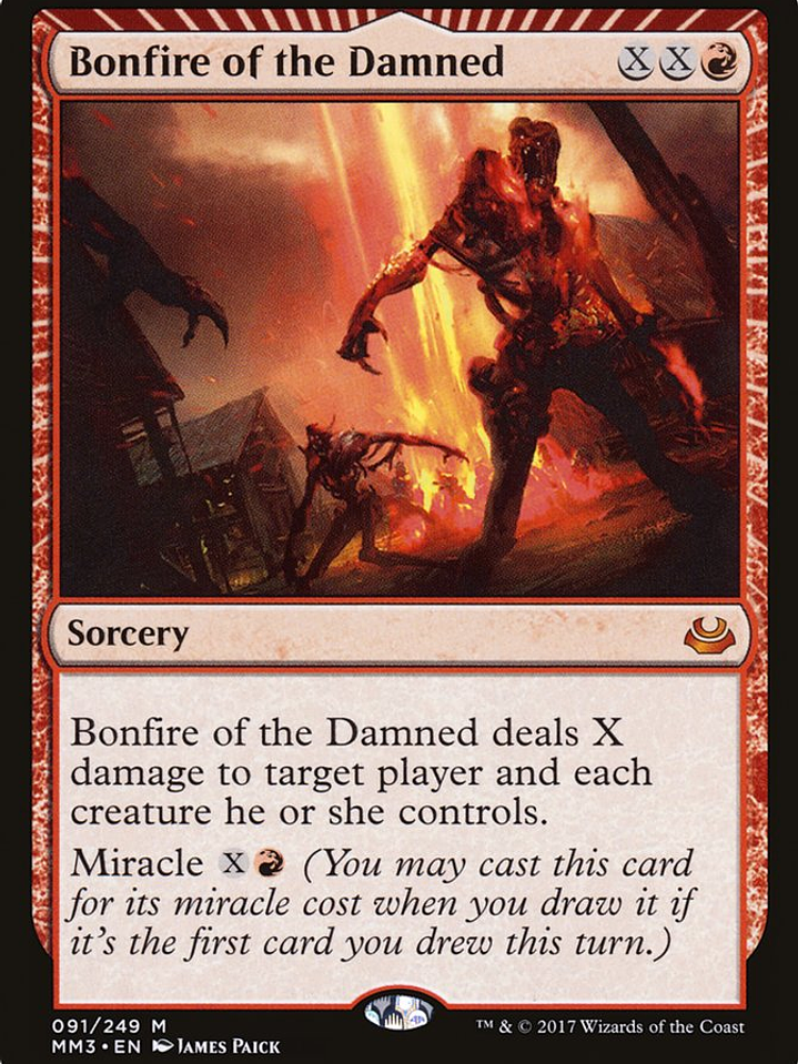 Bonfire of the Damned (Modern Masters 2017) 1