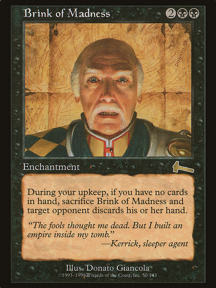 Brink of Madness (Urza's Legacy) 1