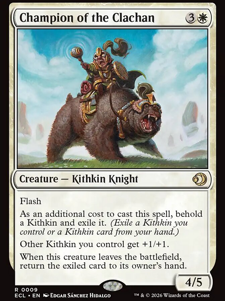 Champion of the Clachan (Lorwyn Eclipsed) 1