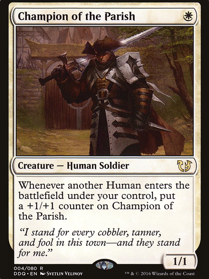 Champion of the Parish (Duel Decks: Blessed vs. Cursed) 1