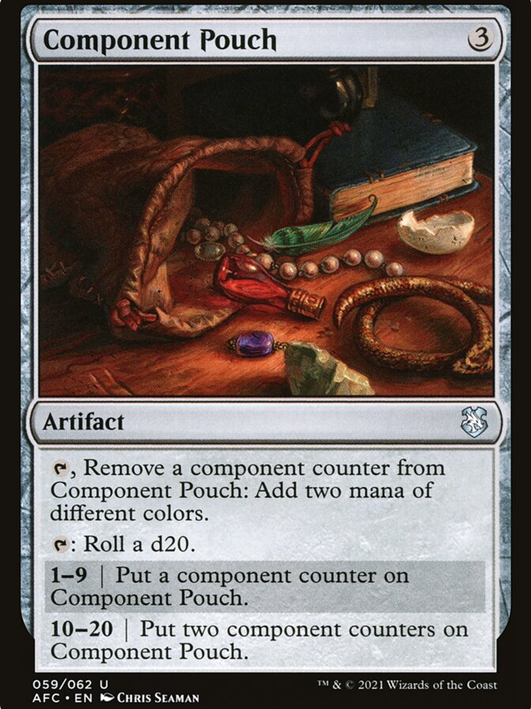 Component Pouch (Forgotten Realms Commander) 1