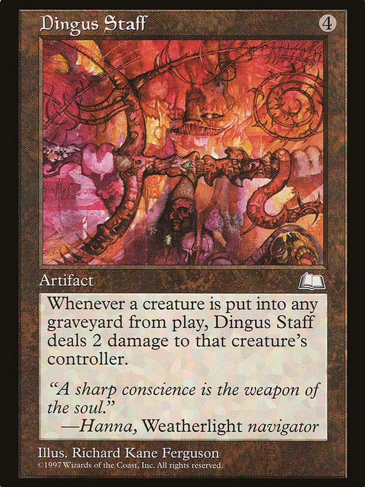 Dingus Staff (Weatherlight) 1