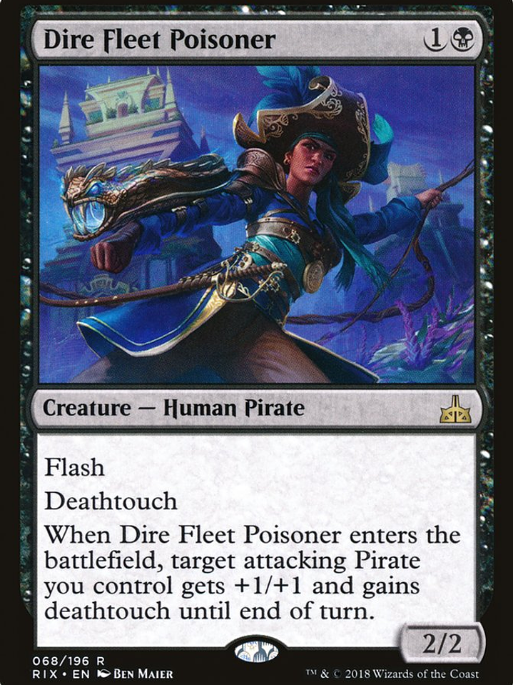 Dire Fleet Poisoner (Rivals of Ixalan) 1