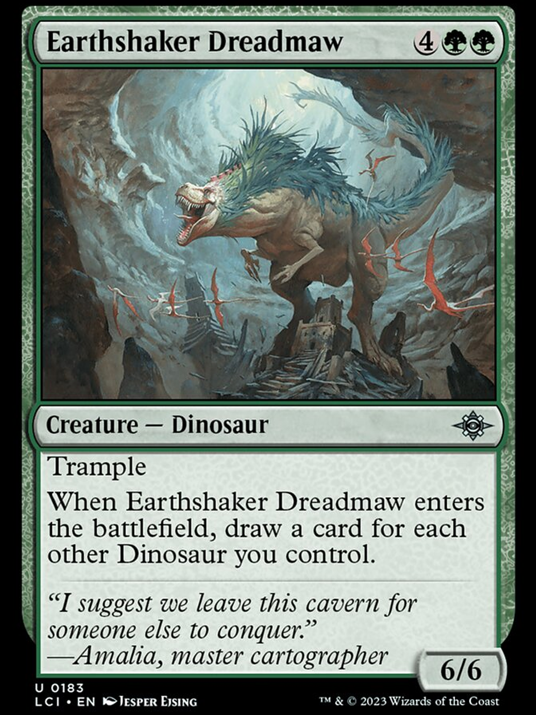 Earthshaker Dreadmaw (The Lost Caverns of Ixalan) 1
