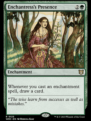Enchantress's Presence (Wilds of Eldraine Commander)