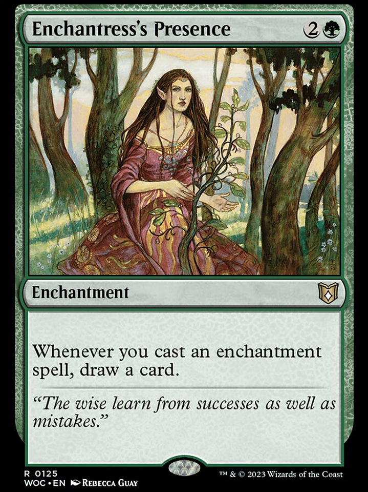 Enchantress's Presence (Wilds of Eldraine Commander) 1