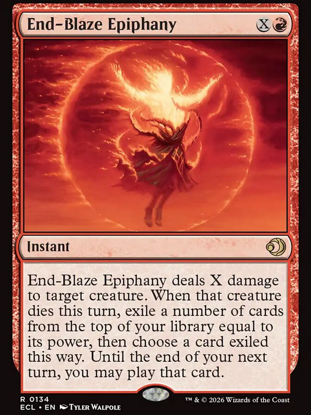End-Blaze Epiphany (Lorwyn Eclipsed) 1