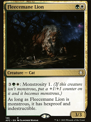 Fleecemane Lion (Forgotten Realms Commander)