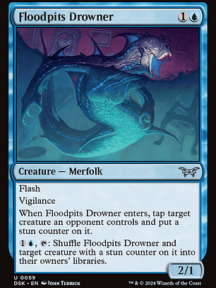 Floodpits Drowner (Duskmourn: House of Horror)