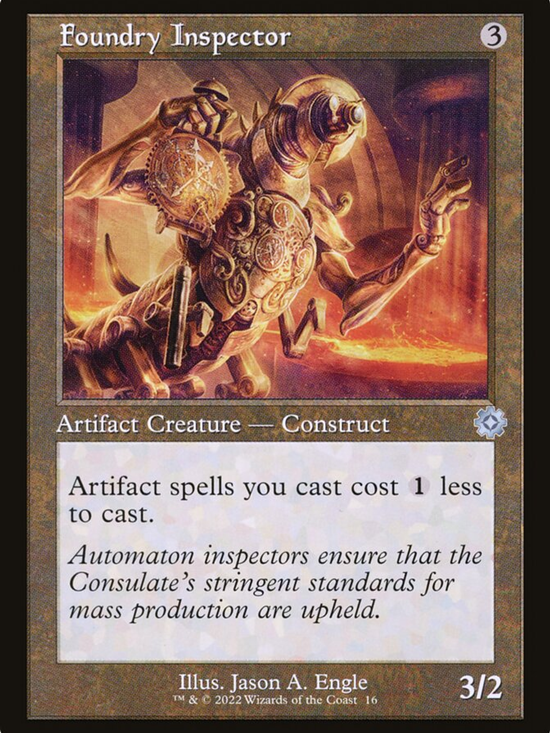 Foundry Inspector (The Brothers' War Retro Artifacts) 1