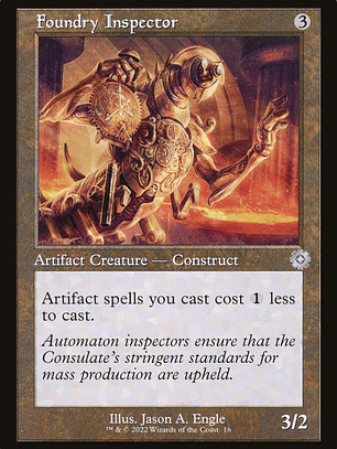 Foundry Inspector (The Brothers' War Retro Artifacts)