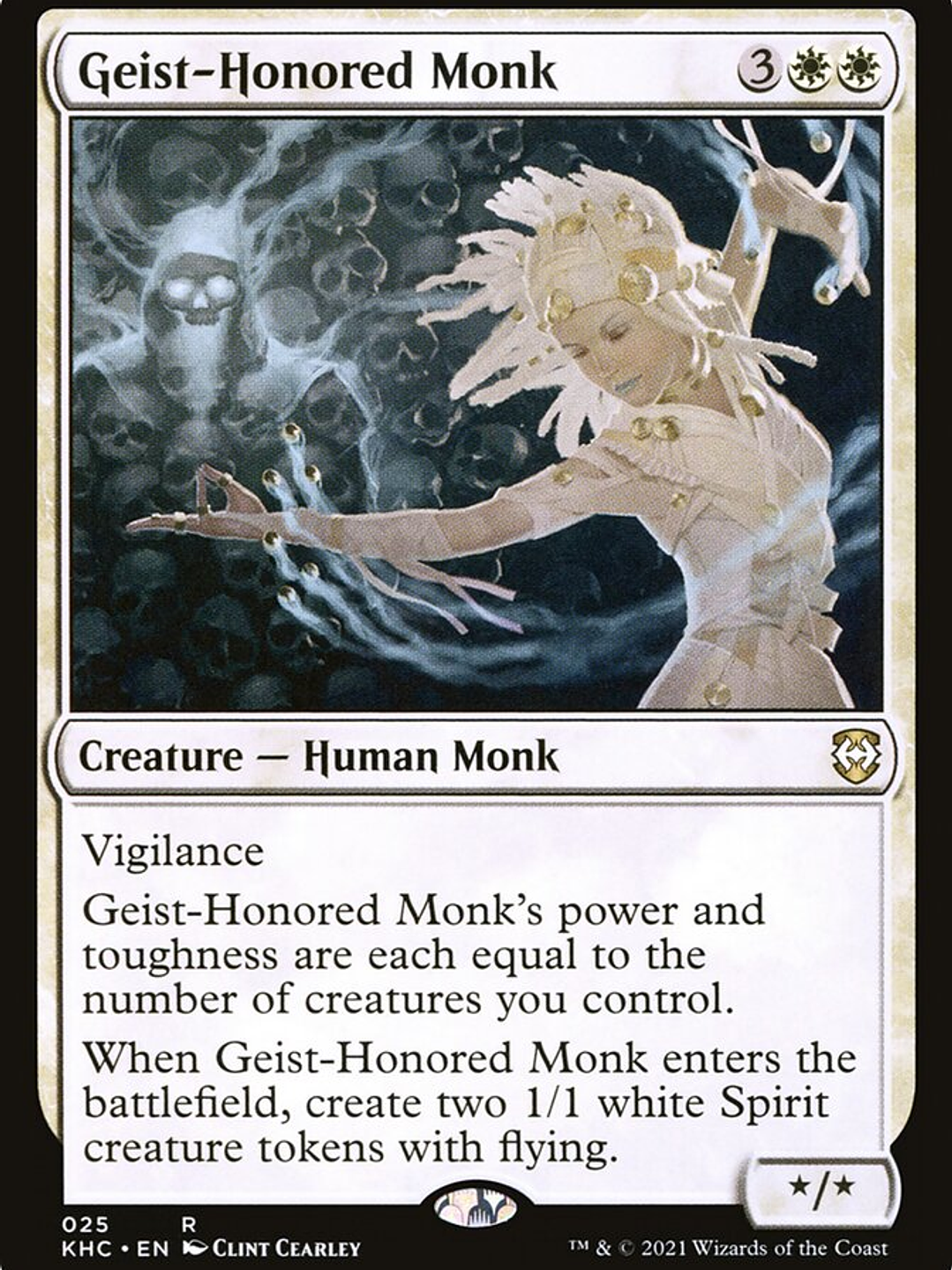 Geist-Honored Monk (Kaldheim Commander) 1