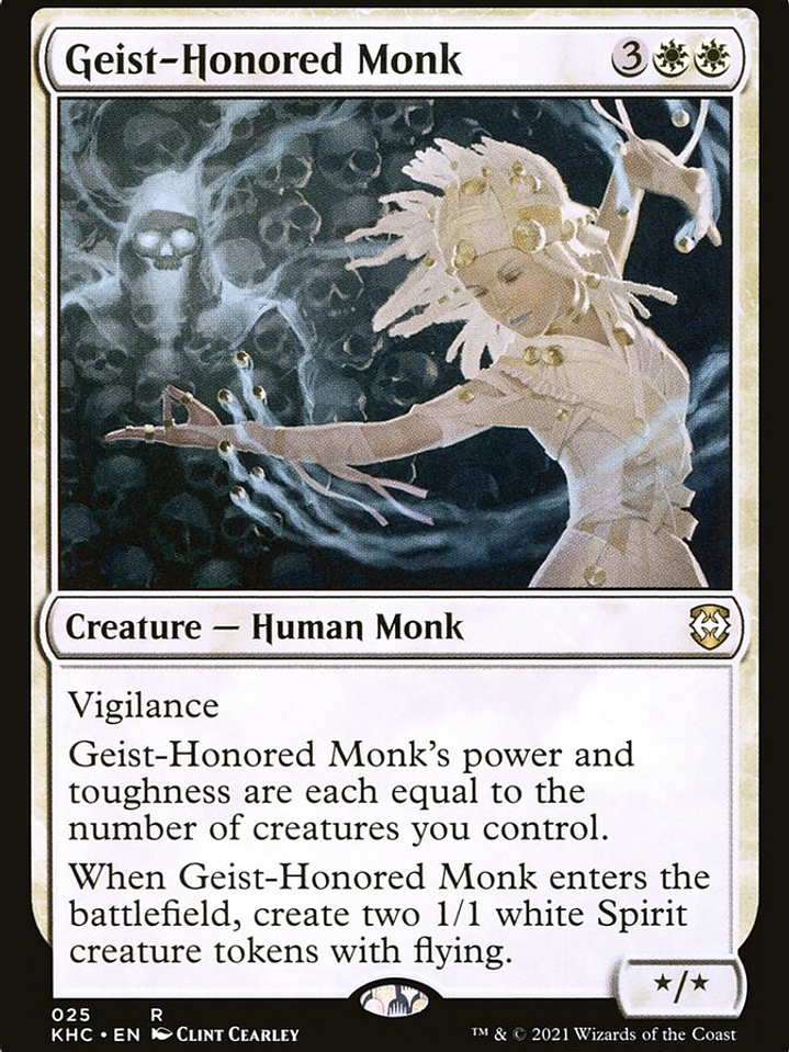 Geist-Honored Monk (Kaldheim Commander) 1