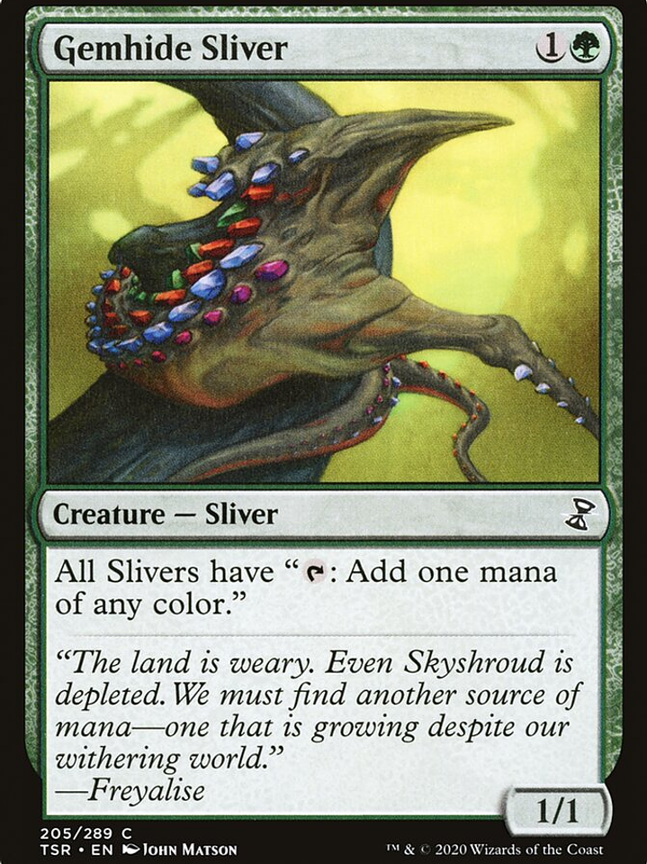 Gemhide Sliver (Time Spiral Remastered) 1