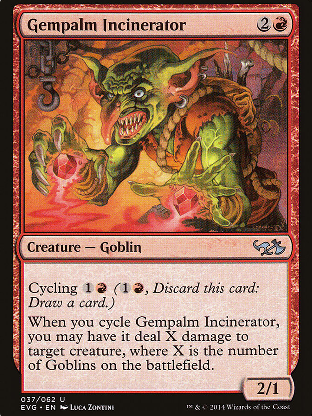 Gempalm Incinerator (Duel Decks Anthology: Elves vs. Goblins) 1