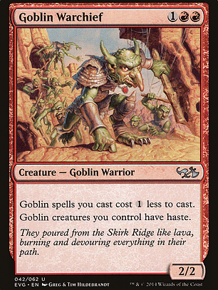 Goblin Warchief (Duel Decks Anthology: Elves vs. Goblins)