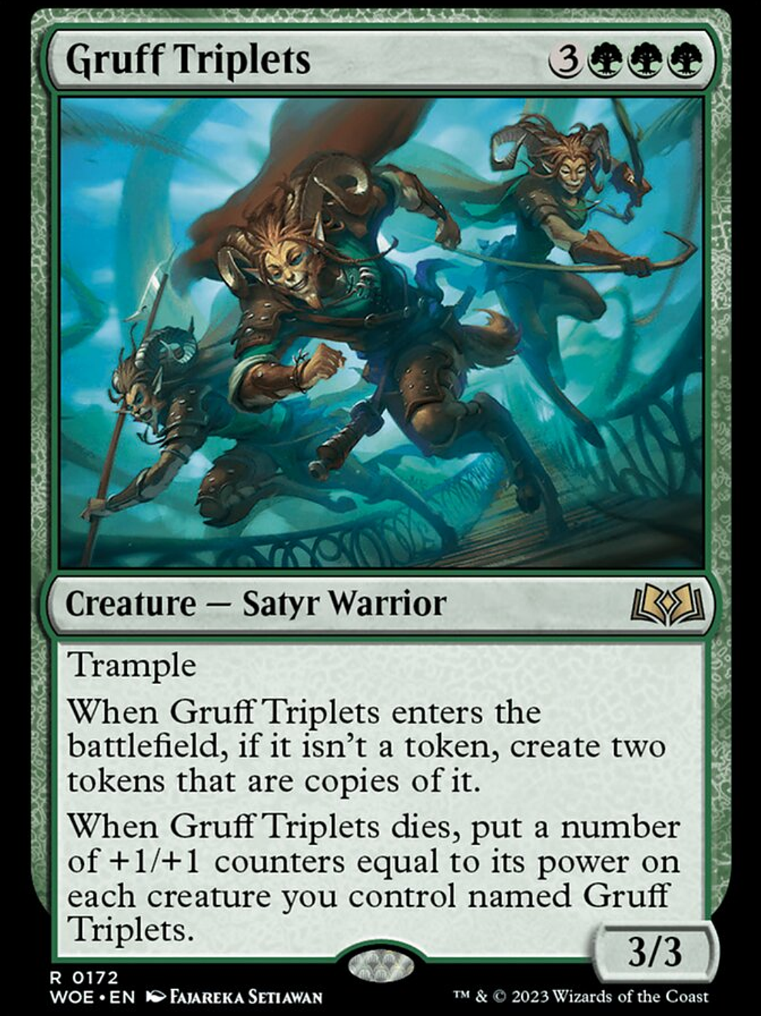 Gruff Triplets (Wilds of Eldraine) 1