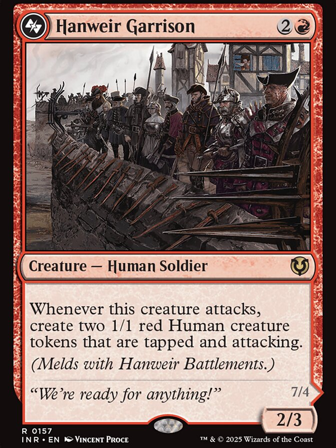 Hanweir Garrison (Innistrad Remastered) 1