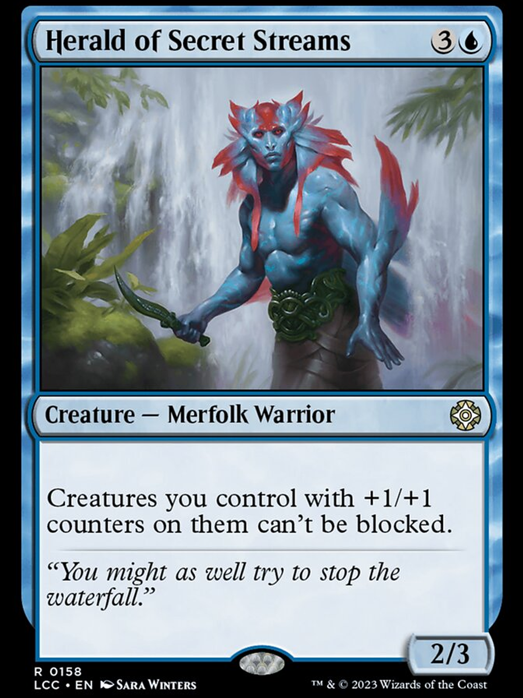 Herald of Secret Streams (The Lost Caverns of Ixalan Commander) 1
