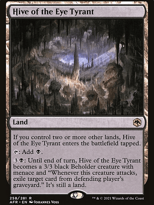 Hive of the Eye Tyrant (Adventures in the Forgotten Realms)