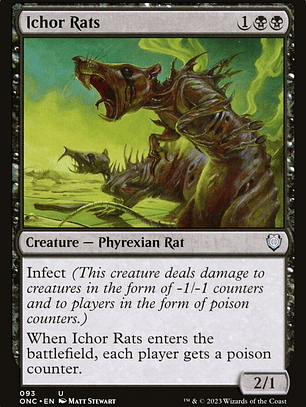 Ichor Rats (Phyrexia: All Will Be One Commander)