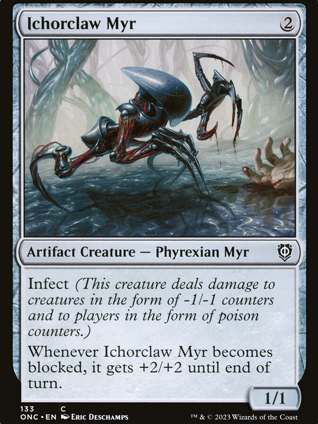 Ichorclaw Myr (Phyrexia: All Will Be One Commander) 1
