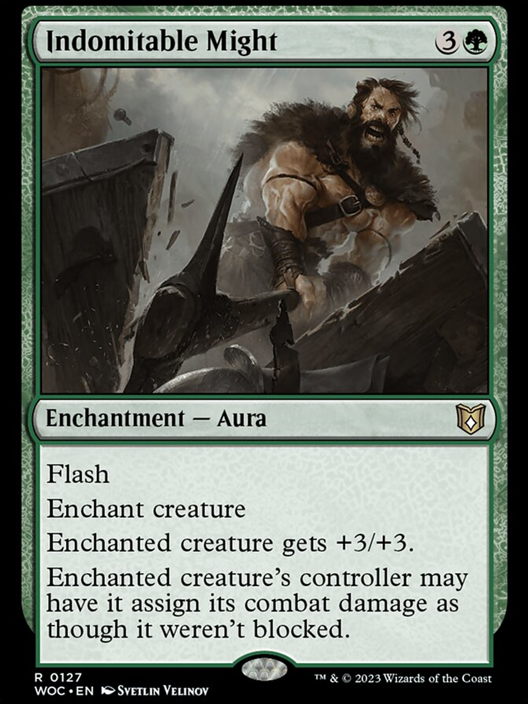 Indomitable Might (Wilds of Eldraine Commander) 1