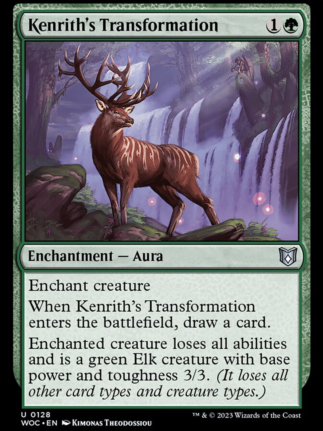 Kenrith's Transformation (Wilds of Eldraine Commander) 1
