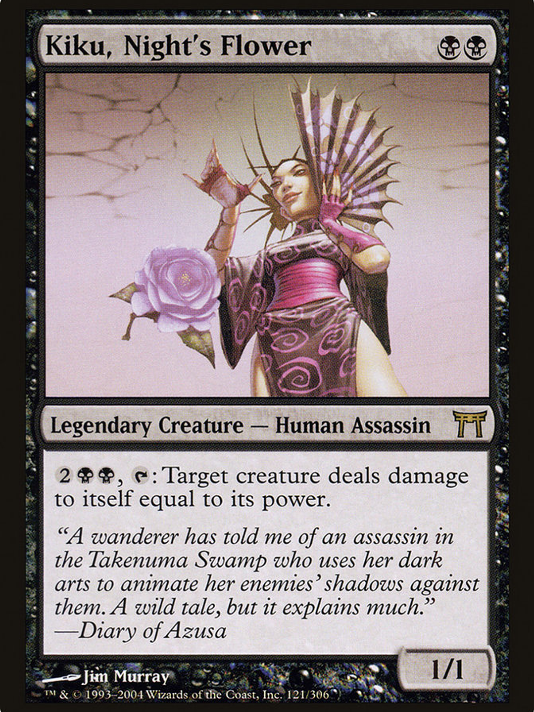Kiku, Night's Flower (Champions of Kamigawa) 1