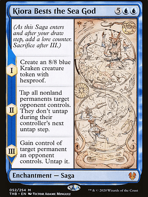 Kiora Bests the Sea God (Theros Beyond Death)