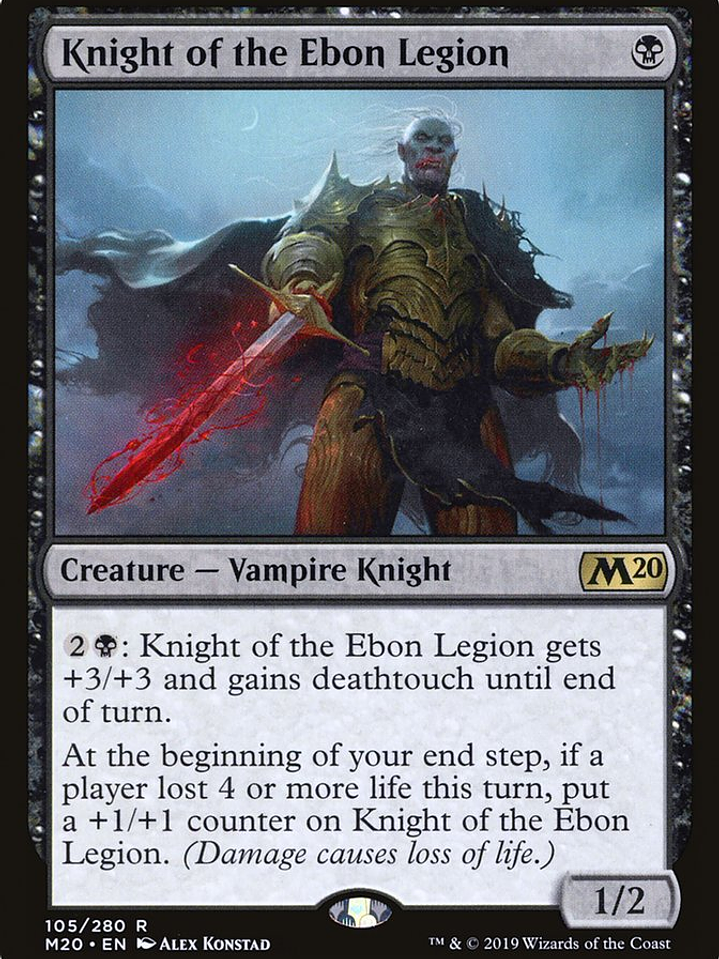 Knight of the Ebon Legion (Core Set 2020) 1