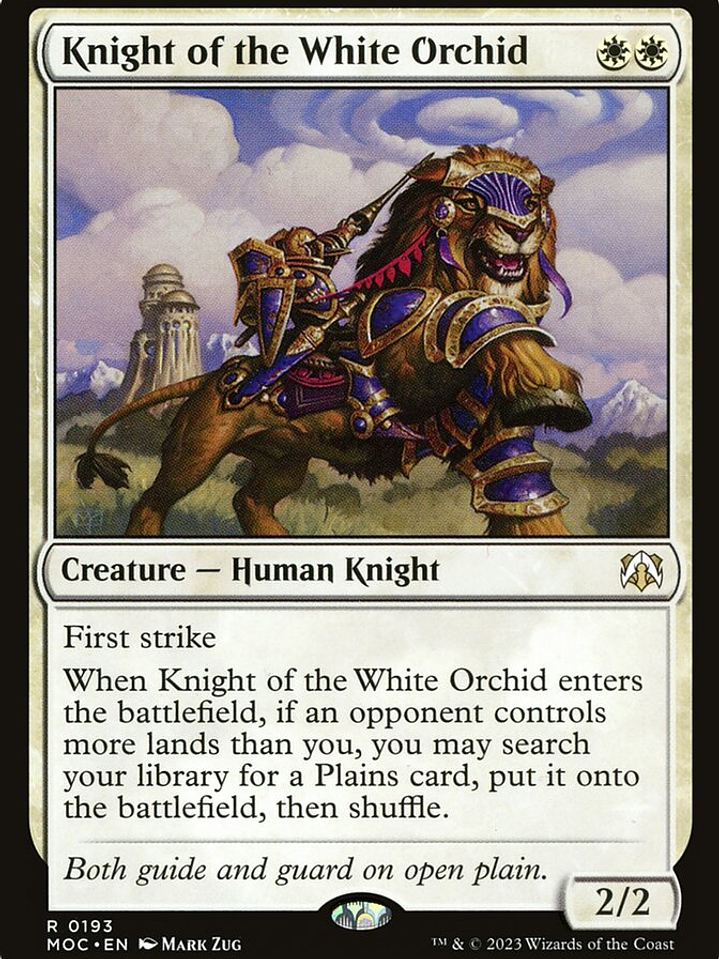 Knight of the White Orchid (March of the Machine Commander) 1