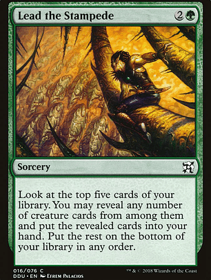 Lead the Stampede (Duel Decks: Elves vs. Inventors)