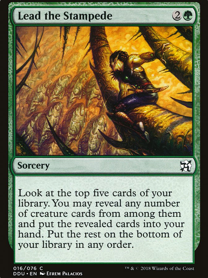 Lead the Stampede (Duel Decks: Elves vs. Inventors) 1