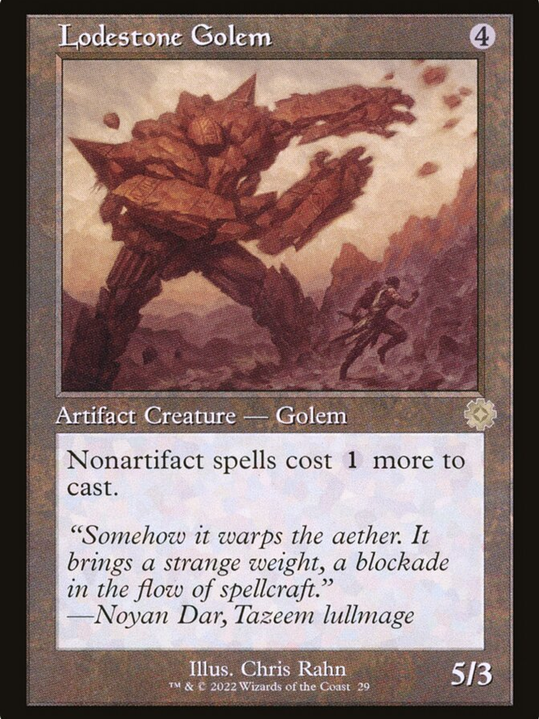 Lodestone Golem (The Brothers' War Retro Artifacts) 1